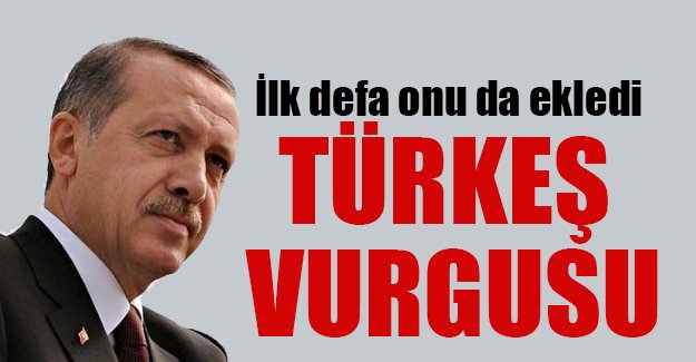 Erdoğan'dan Türkeş vurgusu