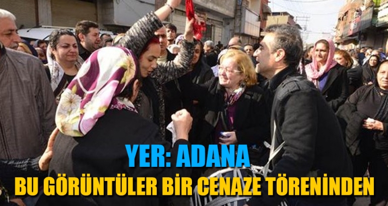 Davulla cenaze uğurlandı