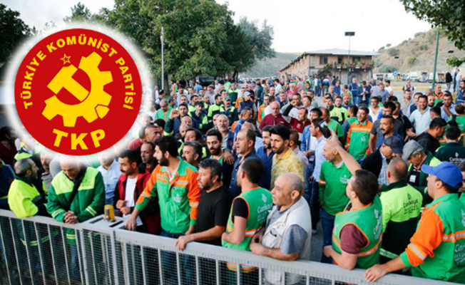 Komünistlerden, ekmekleri için greve çıkan işçilere destek