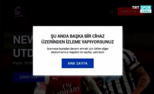 TRT'den kaçak yayın açıklaması