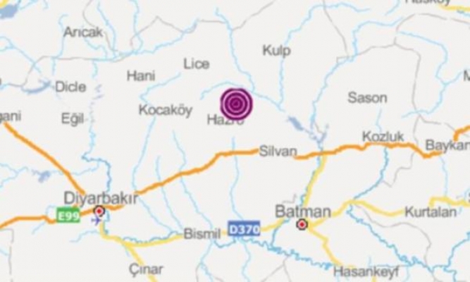 Diyarbakır’da bir deprem daha