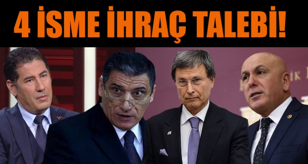 MHP'de 4 isme ihraç talebi!