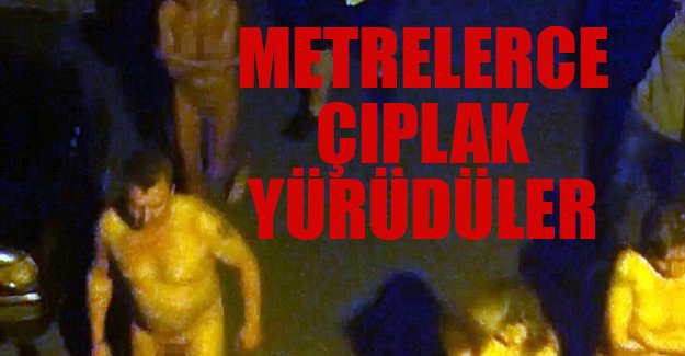 Seks işçileri ve müşterileri metrelerce çıplak yürüdü