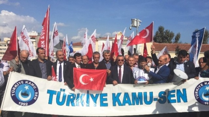 Kamu-Sen yeni zam teklifini protesto etti