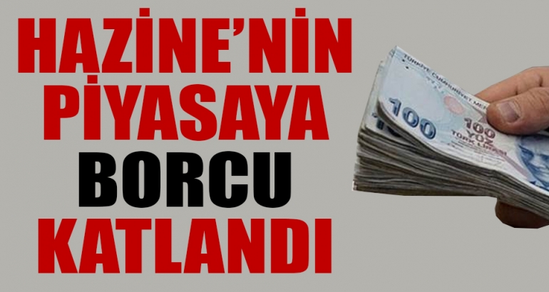 Hazine 2,4 milyar lira borçlandı
