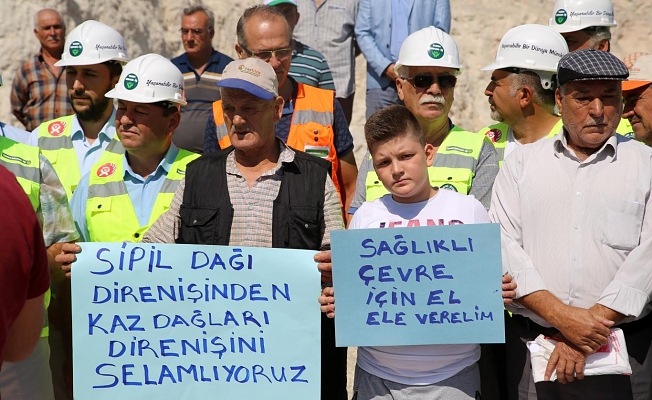 'Spil Dağı direnişinden Kazdağları direnişini selamlıyoruz'