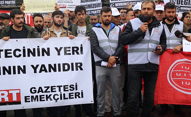 Yurt Gazetesi Emekçileri Cargill direnişinde: Gazetecinin yeri sınıfının yanıdır!