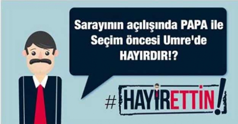 CHP referandum çalışmasını 'Hayrettin' ile yapacak