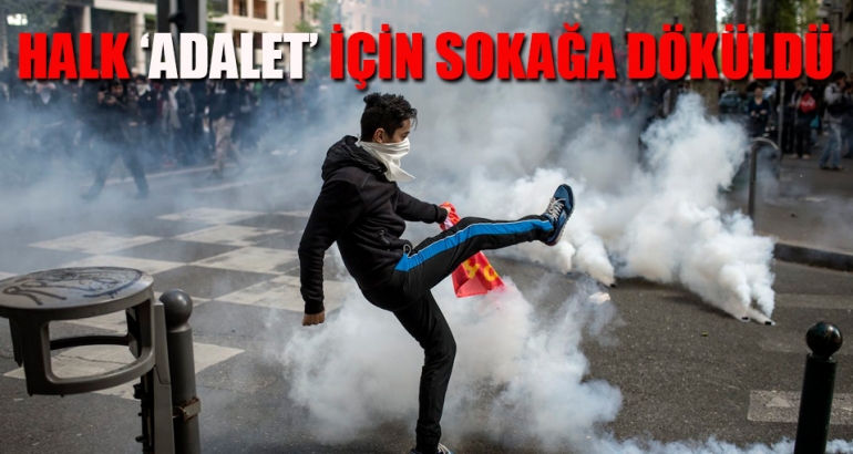 Halk sokağa indi...O genç için 'Adalet' eylemi!