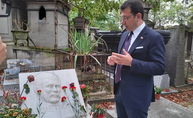 İmamoğlu'ndan mezar ziyareti