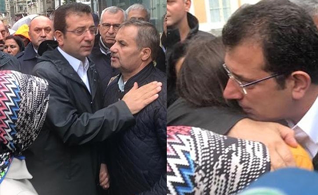 Cinayet mağduru aileye İmamoğlu'ndan ziyaret