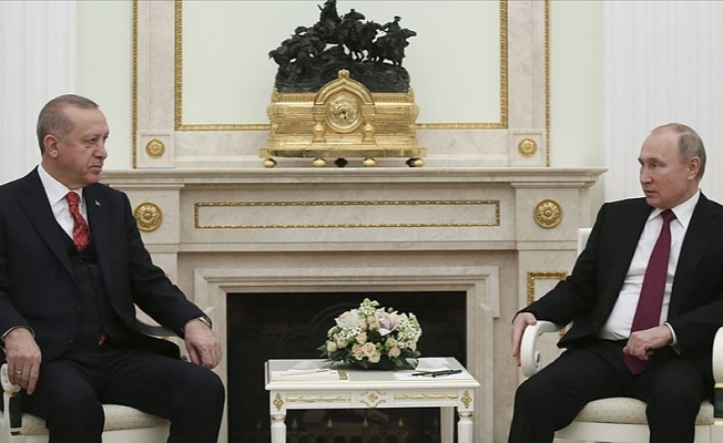 Erdoğan ile Putin görüştü
