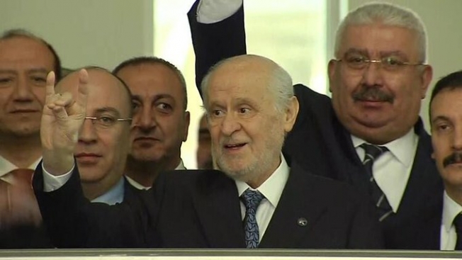 Bahçeli günler sonra ilk kez kamera karşısında