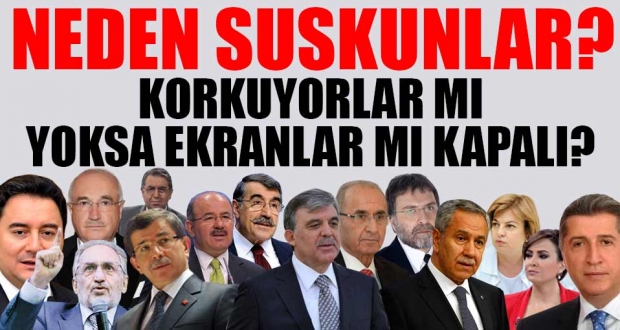 Siyasetin ağır topları neden suskun?