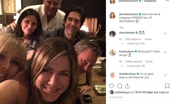 Jennifer Aniston ilk kez hesap açtı, Instagram çöktü!