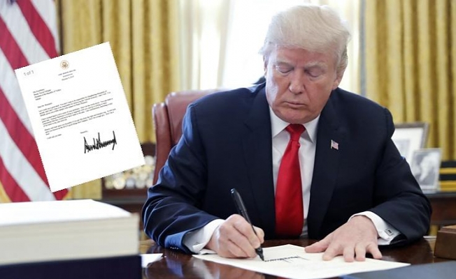 Trump’tan Erdoğan’a yüzyılın fıkrası gibi mektup