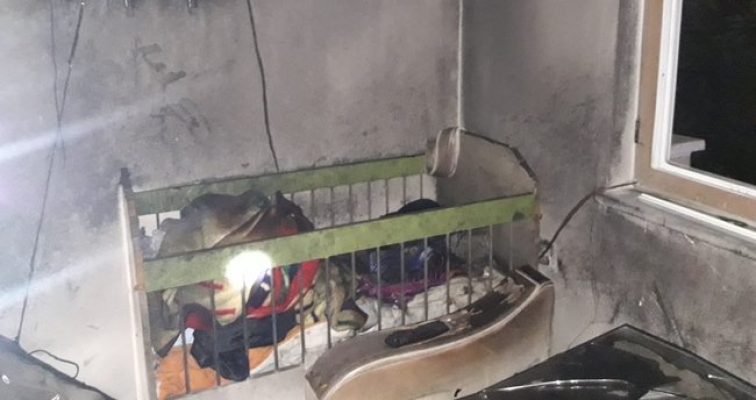 Alevler arasından kurtarılan bebek Yasin'den acı haber