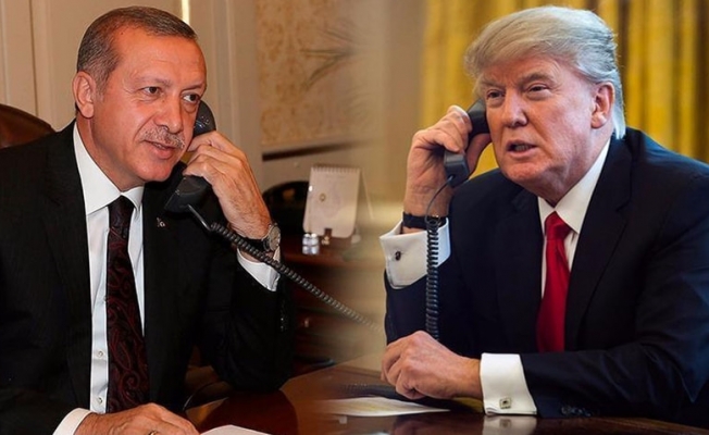 Erdoğan, Trump ile görüştü