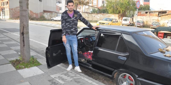 Başarısız olan hırsızlardan araç sahibine not: İntikam yeni başladı