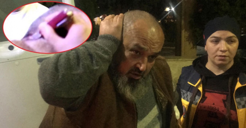 Hastaneye böyle getirildi!