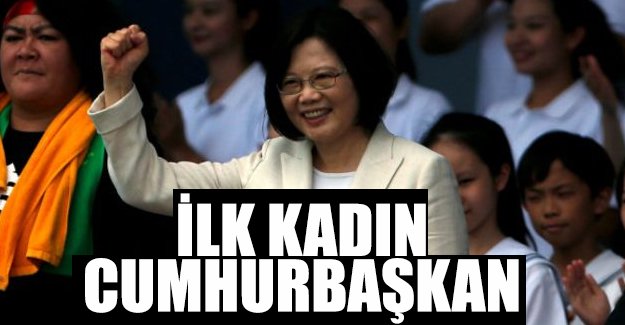 Tayvan'ın ilk kadın cumhurbaşkanı görevi devraldı
