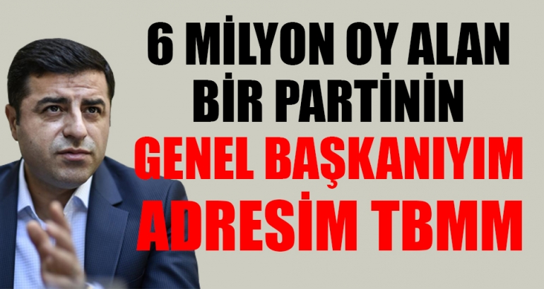 Demirtaş mahkemeye böyle cevap verdi