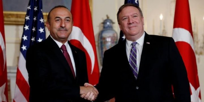 Çavuşoğlu, Pompeo gündemi Mazlum Kobani