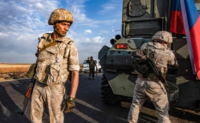 Rus askeri polisi Kamışlı'da