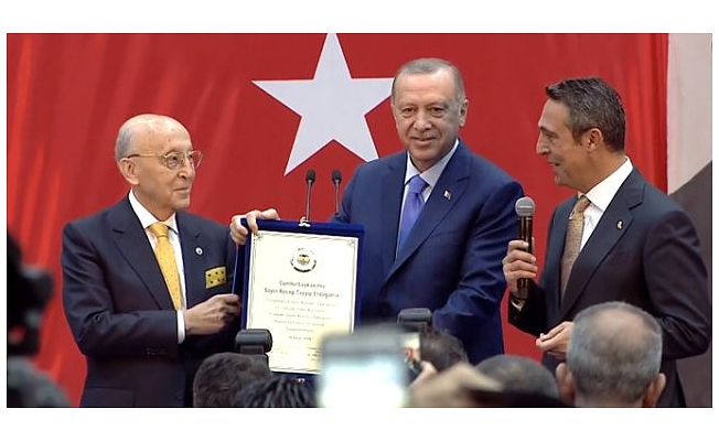 Cumhurbaşkanı Erdoğan'a üyelikte 25. yıl töreni