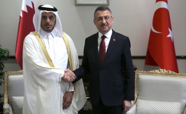 Fuat Oktay Katar Başbakanı ile görüştü
