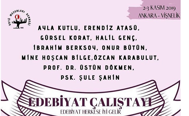 ODTÜ’de ‘Edebiyat Çalıştayı’