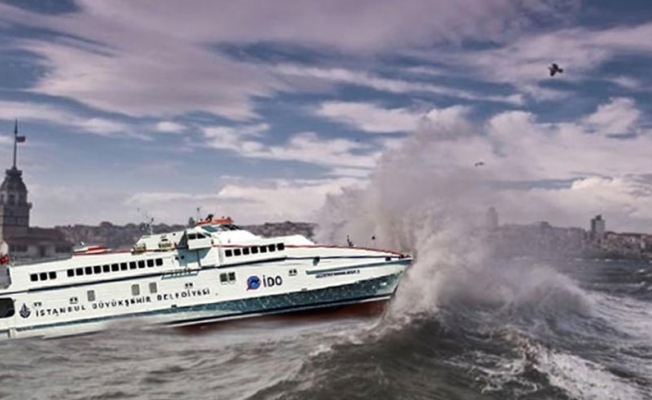 Marmara'da bazı deniz otobüsü seferleri iptal