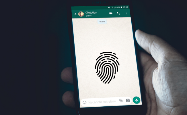 WhatsApp'tan Android sürümüne parmak izi