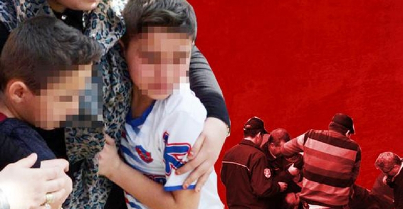 Eşini ve çocuklarını kovaladı, evi yaktı!
