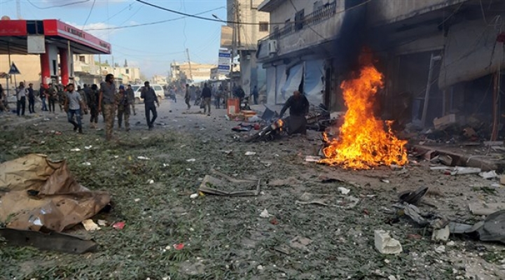 Tel Abyad'da bombalı saldırı