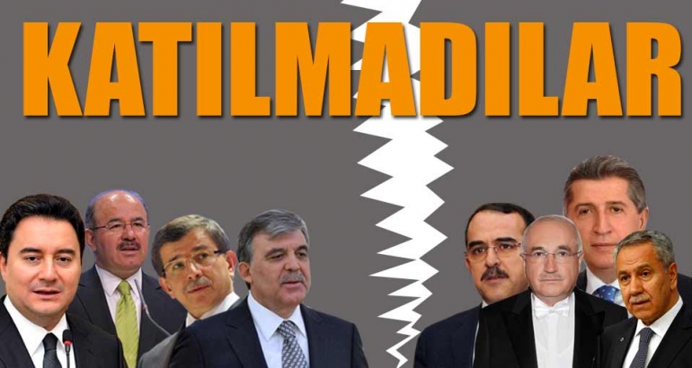 AKP'nin tanıtım toplantısına katılmadılar