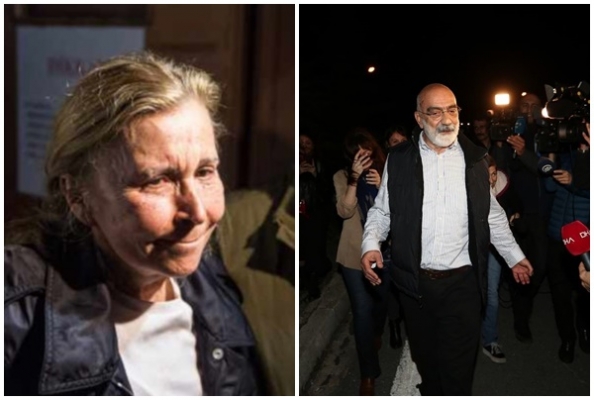 Nazlı Ilıcak ve Ahmet Altan, cezaevinden tahliye edildi