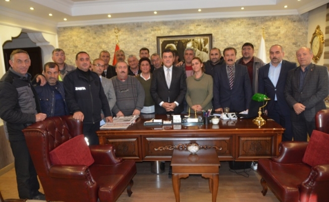 Ardahan belediye işçilerine % 40 zam