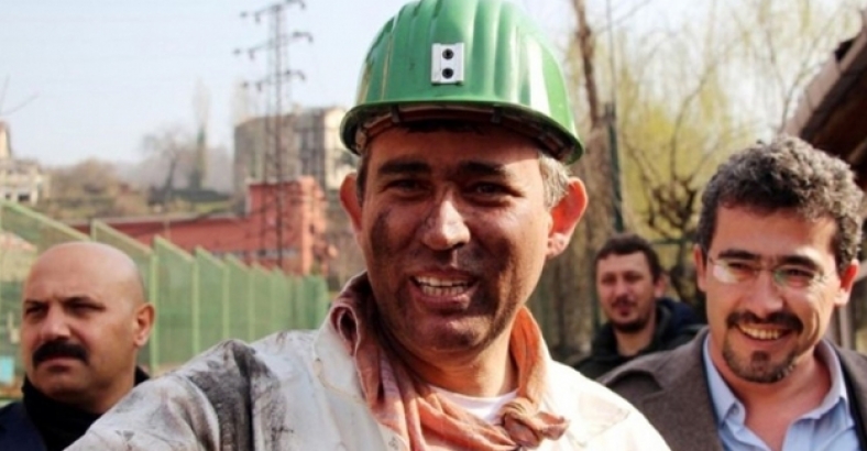 Metin Feyzioğlu, maden ocağına girdi
