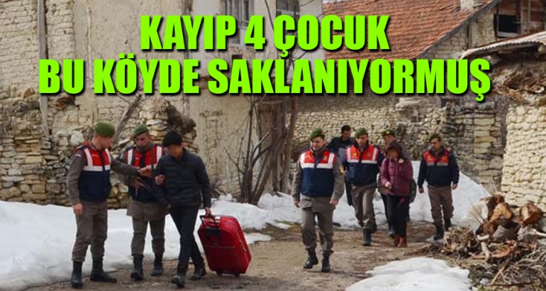 Kayıp 4 çocuk bakın nereden çıktı?