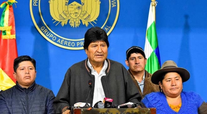 Morales'e destek veren ülkeler