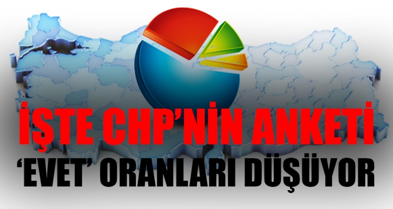 İşte CHP'nin son referandum anketi; 'evet' oranları düşüyor
