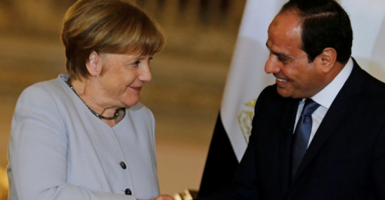 Merkel, Sisi ile görüştü