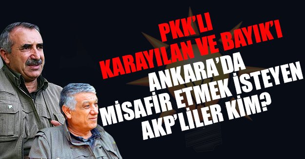HDP: Cemil Bayık ve Murat Karayılan'ı Ankara'da ağırlamak isteyen AKP'lileri açıklayacağız!