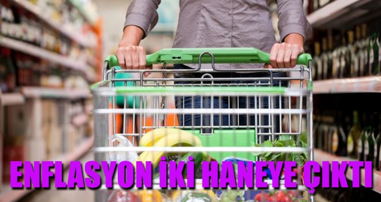 Enflasyon iki haneye çıktı