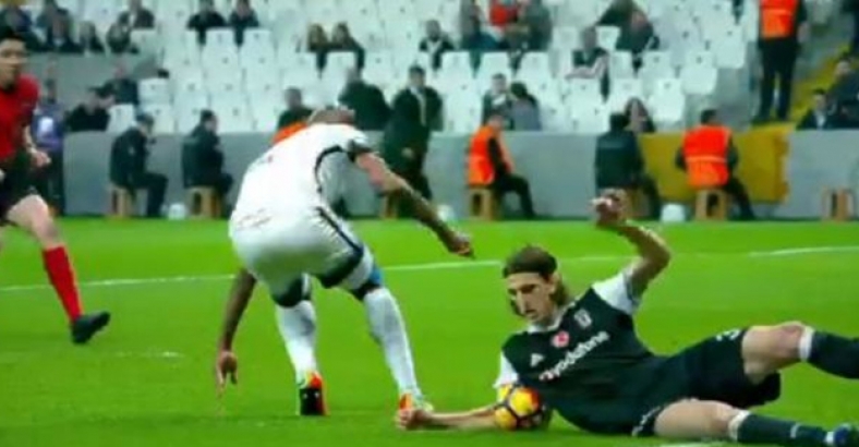 Beşiktaş maçına damga vuran pozisyon