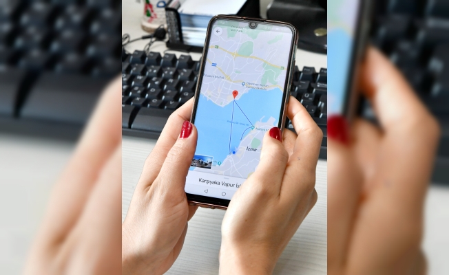 İzmir deniz seferleri Google Haritalarda