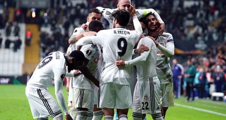 Beşiktaş, UEFA Avrupa Ligi'nde ilk galibiyetini aldı