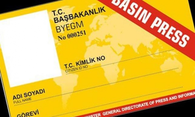 685 gazetecinin sarı basın kartı iptal edildi