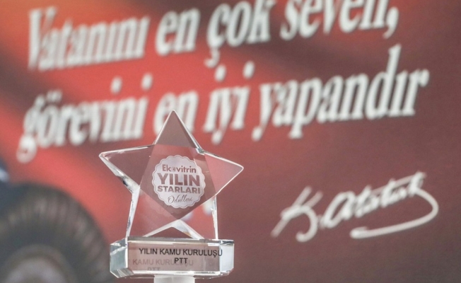 "Yılın Kamu Kuruluşu" ödülü PTT'nin